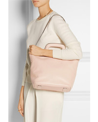 rosa Shopper Tasche aus Leder von Valextra