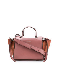 rosa Shopper Tasche aus Leder von Elena Ghisellini