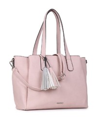 rosa Shopper Tasche aus Leder von EMILY & NOAH