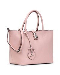 rosa Shopper Tasche aus Leder von EMILY & NOAH