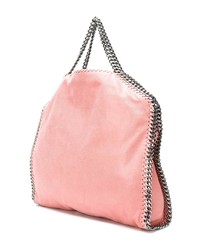 rosa Shopper Tasche aus Leder von Stella McCartney