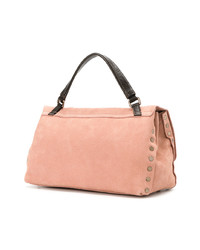 rosa Shopper Tasche aus Leder von Zanellato