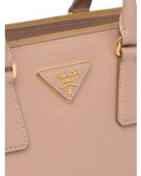 rosa Shopper Tasche aus Leder von Prada