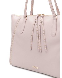 rosa Shopper Tasche aus Leder von Liu Jo