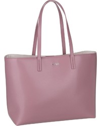 rosa Shopper Tasche aus Leder von Hugo