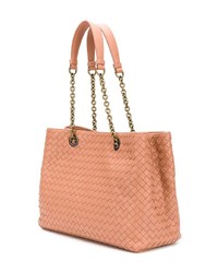 rosa Shopper Tasche aus Leder von Bottega Veneta