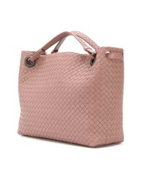 rosa Shopper Tasche aus Leder von Bottega Veneta