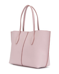 rosa Shopper Tasche aus Leder von Tod's