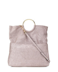 rosa Shopper Tasche aus Leder von L'Autre Chose
