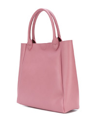 rosa Shopper Tasche aus Leder von Twin-Set