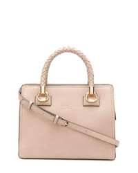 rosa Shopper Tasche aus Leder von Liu Jo