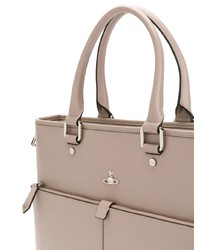 rosa Shopper Tasche aus Leder von Vivienne Westwood