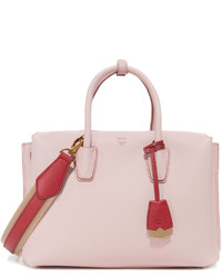 rosa Shopper Tasche aus Leder von MCM