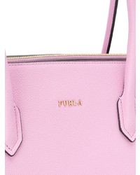 rosa Shopper Tasche aus Leder von Furla