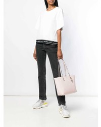 rosa Shopper Tasche aus Leder von DKNY