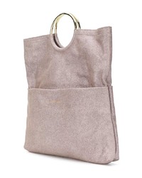 rosa Shopper Tasche aus Leder von L'Autre Chose