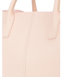 rosa Shopper Tasche aus Leder von Mansur Gavriel