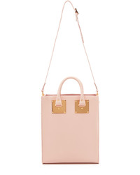 rosa Shopper Tasche aus Leder von Sophie Hulme