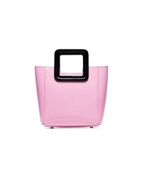 rosa Shopper Tasche aus Leder von Staud