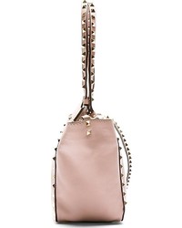 rosa Shopper Tasche aus Leder von Valentino