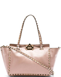 rosa Shopper Tasche aus Leder von Valentino