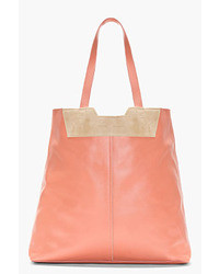 rosa Shopper Tasche aus Leder von Proenza Schouler