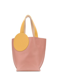 rosa Shopper Tasche aus Leder von Roksanda