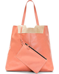rosa Shopper Tasche aus Leder von Proenza Schouler