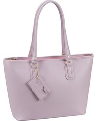 rosa Shopper Tasche aus Leder von Sansibar