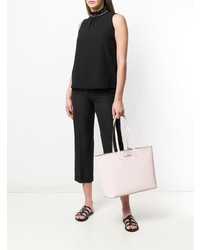rosa Shopper Tasche aus Leder von DKNY