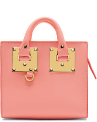 rosa Shopper Tasche aus Leder von Sophie Hulme