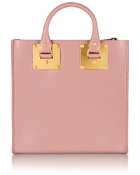 rosa Shopper Tasche aus Leder von Sophie Hulme