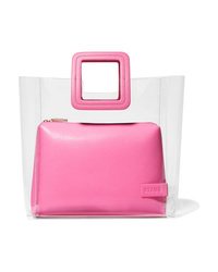 rosa Shopper Tasche aus Leder von Staud