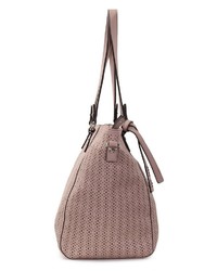 rosa Shopper Tasche aus Leder von SURI FREY