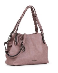 rosa Shopper Tasche aus Leder von SURI FREY