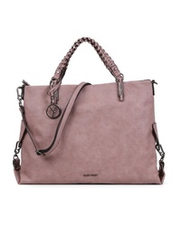 rosa Shopper Tasche aus Leder von SURI FREY