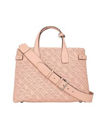 rosa Shopper Tasche aus Leder von Burberry