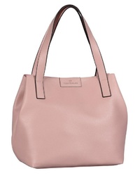 rosa Shopper Tasche aus Leder von Tom Tailor