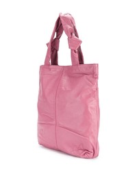 rosa Shopper Tasche aus Leder von John Galliano