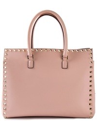 rosa Shopper Tasche aus Leder von Valentino Garavani