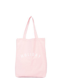rosa Shopper Tasche aus Segeltuch
