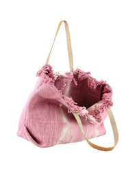 rosa Shopper Tasche aus Segeltuch von COLLEZIONE ALESSANDRO