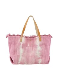 rosa Shopper Tasche aus Segeltuch von COLLEZIONE ALESSANDRO