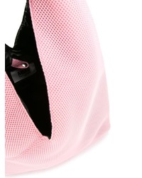 rosa Shopper Tasche aus Segeltuch von MM6 MAISON MARGIELA