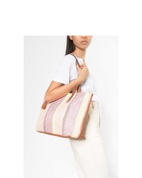 rosa Shopper Tasche aus Segeltuch von Tom Tailor