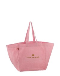 rosa Shopper Tasche aus Segeltuch von Tom Tailor