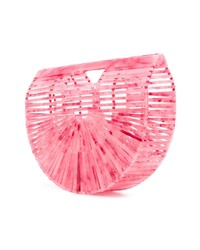 rosa Shopper Tasche aus Stroh von Cult Gaia
