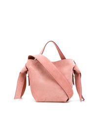 rosa Shopper Tasche aus Wildleder von Acne Studios