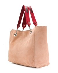 rosa Shopper Tasche aus Wildleder von Jimmy Choo