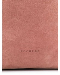 rosa Shopper Tasche aus Wildleder von L'Autre Chose